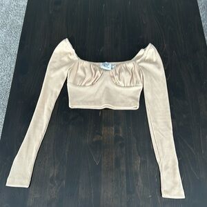 Princess Polly cropped long sleeve
